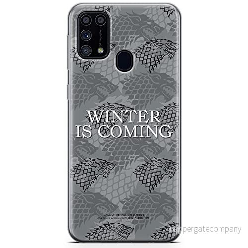 ERT GROUP mobiltelefonfodral för Samsung M31 originalt och officiellt licensierat Game od Thrones mönster of 019 anpassad till formen på mobiltelefonen, fodral tillverkad av TPU plast 5903932691726