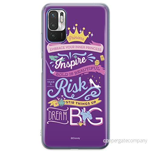 ERT GROUP mobiltelefonfodral för Xiaomi REDMI NOTE 10 5G / POCO M3 PRO originalt och officiellt licensierat Disney mönster Princess 003, fodral tillverkad av TPU plast 5904805614774
