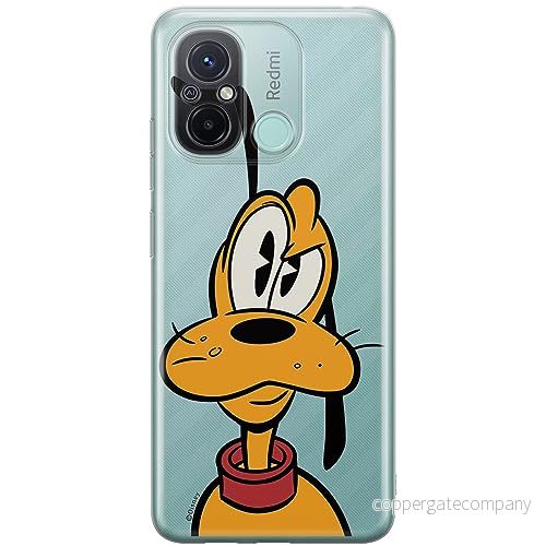 ERT GROUP mobiltelefonfodral för Xiaomi REDMI 12C/ 11A originalt och officiellt licensierat Disney mönster Pluto 001 optimalt anpassad till formen på mobiltelefonen, gedeeltelijk transparant 5905511838553