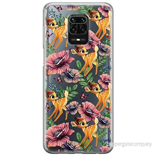 ERT GROUP mobiltelefonfodral för Xiaomi REDMI NOTE 9 PRO/ 9S originalt och officiellt licensierat Disney mönster Bambi 015 optimalt anpassad till formen på mobiltelefonen, gedeeltelijk transparant 5904805376146