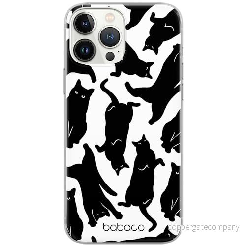 ERT GROUP mobiltelefonfodral för Iphone 13 PRO MAX originalt och officiellt licensierat Babaco mönster Cats 005 optimalt anpassad till formen på mobiltelefonen, fodral tillverkad av TPU plast 5905131102058