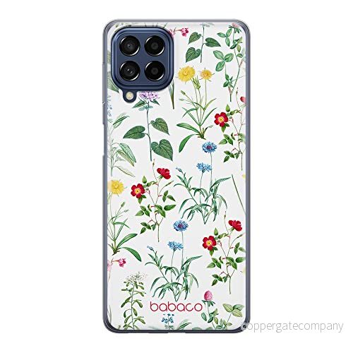 ERT GROUP mobiltelefonfodral för Samsung M33 5G originalt och officiellt licensierat Babaco mönster Flowers 042 optimalt anpassad till formen på mobiltelefonen, fodral tillverkad av TPU plast 5905511356040