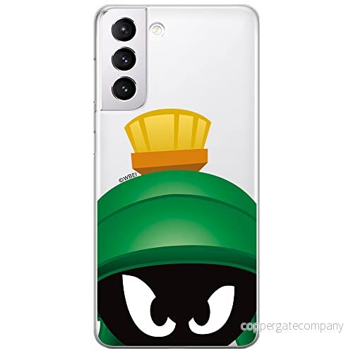 ERT GROUP mobiltelefonfodral för Samsung S21 originalt och officiellt licensierat Looney Tunes mönster Marvin 001 optimalt anpassad till formen på mobiltelefonen, gedeeltelijk transparant 5903932378115