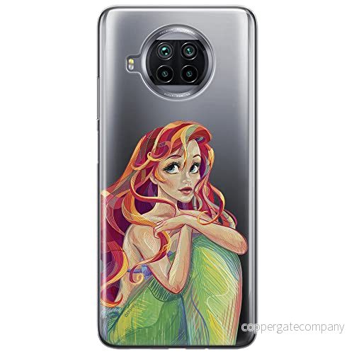 ERT GROUP mobiltelefonfodral för Xiaomi MI 10T LITE/REDMI NOTE 9 PRO 5G originalt och officiellt licensierat Disney mönster Ariel 004 anpassad till formen på mobiltelefonen, gedeeltelijk transparant 5903537158952