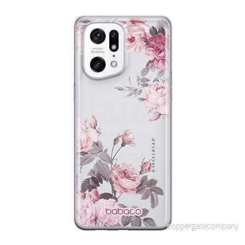 ERT GROUP mobiltelefonfodral för Oppo FIND X5 PRO originalt och officiellt licensierat Babaco mönster Flowers 055 optimalt anpassad till formen på mobiltelefonen, gedeeltelijk transparant 5905511410476