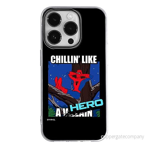 ERT GROUP mobiltelefonfodral för Iphone 14 PRO MAX originalt och officiellt licensierat Marvel mönster Spider Man 033 optimalt anpassad till formen på mobiltelefonen, fodral tillverkad av TPU plast 5905795009755