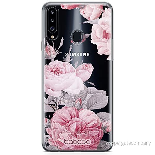 ERT GROUP mobiltelefonfodral för Samsung A20S originalt och officiellt licensierat Babaco mönster Flowers 050 optimalt anpassad till formen på mobiltelefonen, gedeeltelijk transparant 5905131347589