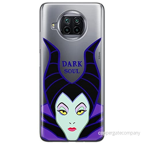 ERT GROUP mobiltelefonfodral för Xiaomi MI 10T LITE/REDMI NOTE 9 PRO 5G originalt och officiellt licensierat Disney mönster Maleficent 001, gedeeltelijk transparant 5903537151182