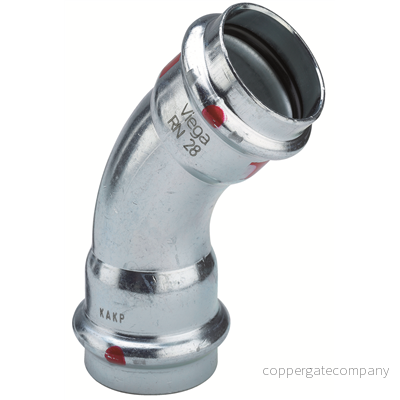 Viega Vpress Fz 35 Böj 45Gr 2 m 4015211558307