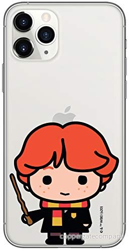 ERT GROUP mobiltelefonfodral för Apple Iphone 11 PRO originalt och officiellt licensierat Harry Potter mönster 025 Vit optimalt anpassad till formen på mobiltelefonen, gedeeltelijk transparant 5903932131987