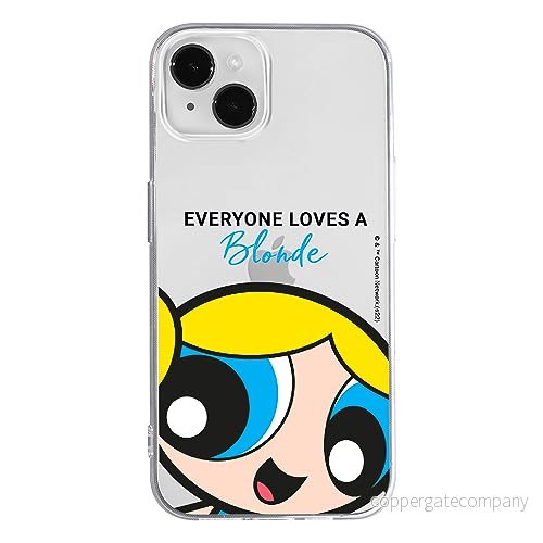 ERT GROUP mobiltelefonfodral för Iphone 14 PLUS originalt och officiellt licensierat The Powerpuff Girls mönster 012, gedeeltelijk transparant 5905511961886