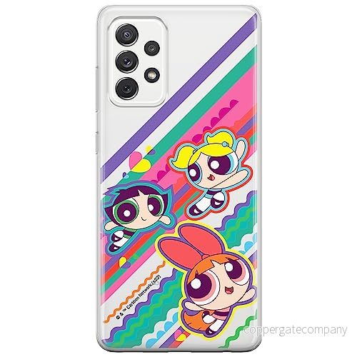 ERT GROUP mobiltelefonfodral för Samsung A52 5G / LTE 4G A52S originalt och officiellt licensierat The Powerpuff Girls mönster 026, gedeeltelijk transparant 5905511971250