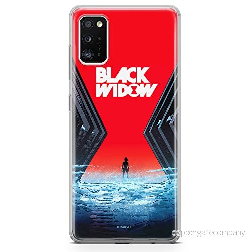 ERT GROUP mobiltelefonfodral för Samsung A41 originalt och officiellt licensierat Marvel mönster Black Widow 001 optimalt anpassad till formen på mobiltelefonen, fodral tillverkad av TPU plast 5903537581507