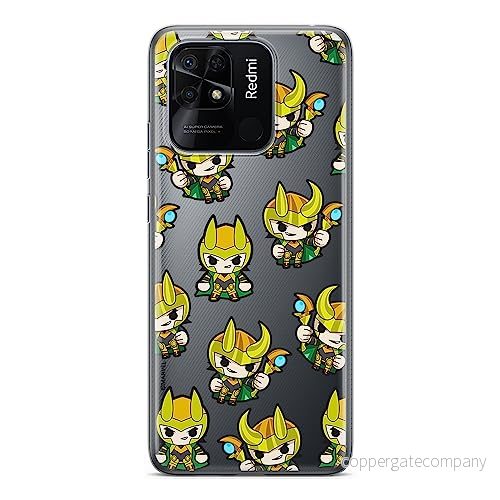 ERT GROUP mobiltelefonfodral för Xiaomi REDMI 10C originalt och officiellt licensierat Marvel mönster Loki 003 optimalt anpassad till formen på mobiltelefonen, gedeeltelijk transparant 5905511548605