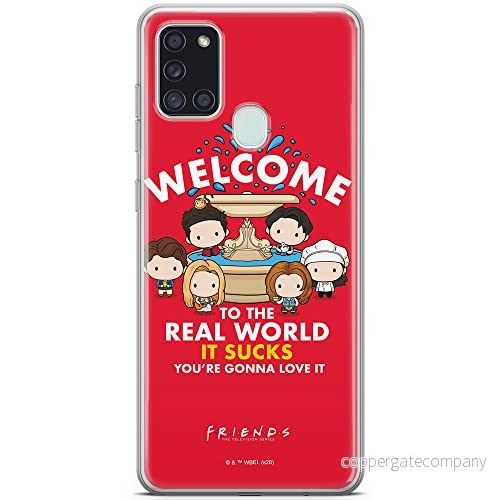 ERT GROUP mobiltelefonfodral för Samsung A21s originalt och officiellt licensierat Friends mönster 005 optimalt anpassad till formen på mobiltelefonen, fodral tillverkad av TPU plast 5903932264685