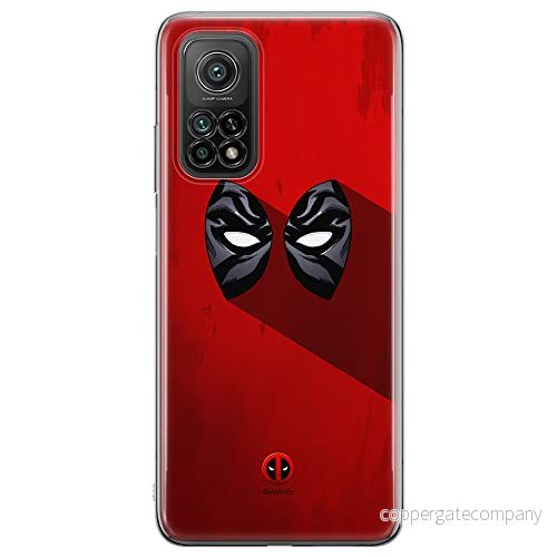 ERT GROUP mobiltelefonfodral för Xiaomi MI 10T 5G / PRO originalt och officiellt licensierat Marvel mönster Deadpool 007, fodral tillverkad av TPU plast 5903040342381