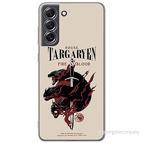 ERT GROUP mobiltelefonfodral för Samsung S21 FE originalt och officiellt licensierat Game od Thrones mönster of 006 anpassad till formen på mobiltelefonen, fodral tillverkad av TPU plast 5903932984064