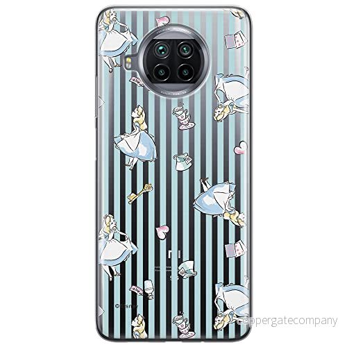 ERT GROUP mobiltelefonfodral för Xiaomi MI 10T LITE/REDMI NOTE 9 PRO 5G originalt och officiellt licensierat Disney mönster Alice 001 anpassad till formen på mobiltelefonen, gedeeltelijk transparant 5903537150895