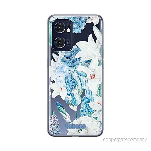 ERT GROUP mobiltelefonfodral för Oppo RENO 7 5G originalt och officiellt licensierat Babaco mönster Flowers 026 optimalt anpassad till formen på mobiltelefonen, gedeeltelijk transparant 5905511316853