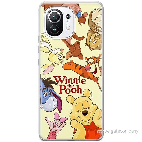 ERT GROUP mobiltelefonfodral för Xiaomi 11 originalt och officiellt licensierat Disney mönster Winnie the Pooh & Friends 046 anpassad till formen på mobiltelefonen, fodral tillverkad av TPU plast 5905795044435