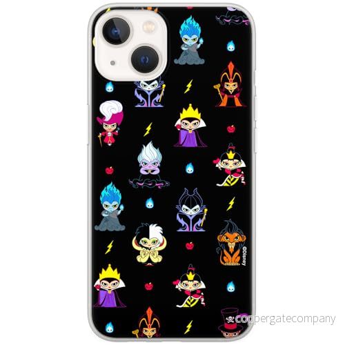 ERT GROUP mobiltelefonfodral för Iphone 13 MINI originalt och officiellt licensierat Disney mönster Villains 007 optimalt anpassad till formen på mobiltelefonen, fodral tillverkad av TPU plast 5905131384034