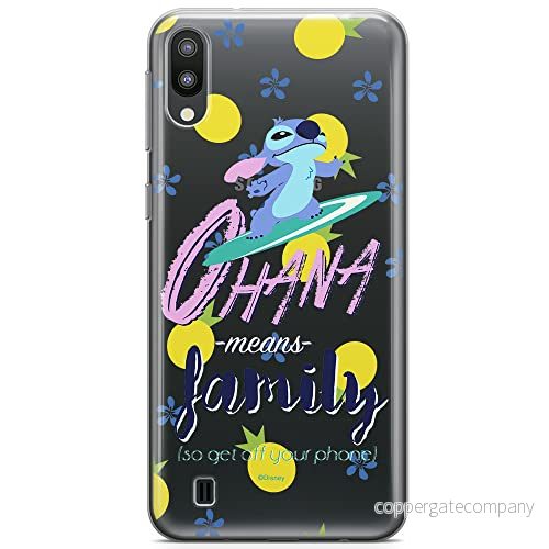 ERT GROUP mobiltelefonfodral för Samsung M10 originalt och officiellt licensierat Disney mönster Stitch 004 optimalt anpassad till formen på mobiltelefonen, gedeeltelijk transparant 5904805466526