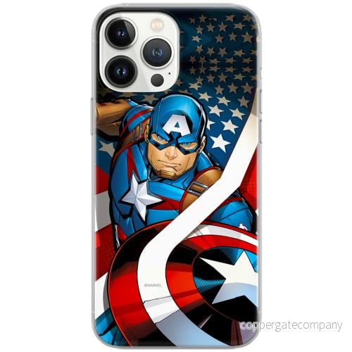 ERT GROUP mobiltelefonfodral för Samsung F62 / M62 originalt och officiellt licensierat Marvel mönster Captain America 004 anpassad till formen på mobiltelefonen, fodral tillverkad av TPU plast 5904805536991