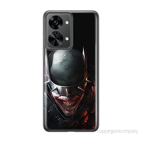 ERT GROUP mobiltelefonfodral för Oneplus NORD 2T 5G originalt och officiellt licensierat DC mönster Batman Who Laughs 002 anpassad till formen på mobiltelefonen, fodral tillverkad av TPU plast 5905511279127