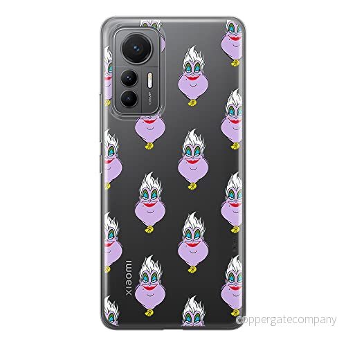 ERT GROUP mobiltelefonfodral för Xiaomi 12 LITE originalt och officiellt licensierat Disney mönster Ursula 003 optimalt anpassad till formen på mobiltelefonen, gedeeltelijk transparant 5905511500719