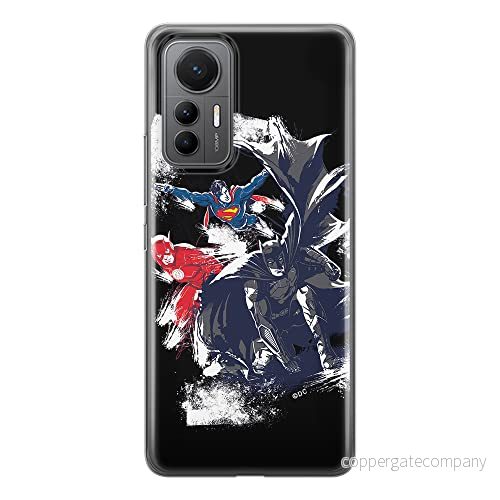 ERT GROUP mobiltelefonfodral för Xiaomi 12 LITE originalt och officiellt licensierat DC mönster Justice League 002 optimalt anpassad till formen på mobiltelefonen, fodral tillverkad av TPU plast 5905511498184