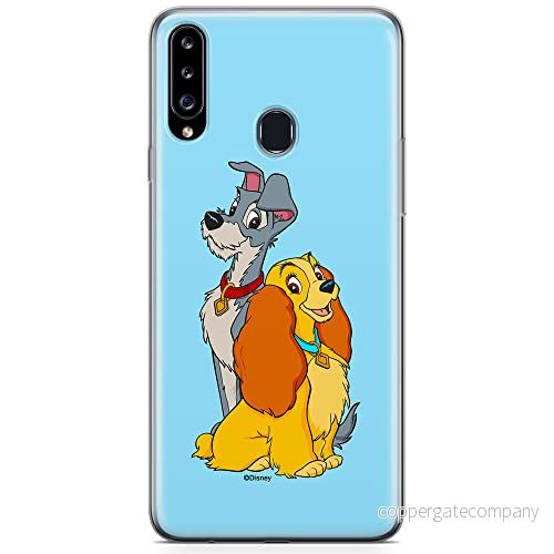 ERT GROUP mobiltelefonfodral för Samsung A20S originalt och officiellt licensierat Disney mönster Lady and the Tramp 003 optimalt anpassad till formen på mobiltelefonen, fodral tillverkad av TPU plast 5905131152398