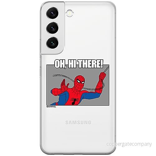 ERT GROUP mobiltelefonfodral för Samsung S22 PLUS originalt och officiellt licensierat Marvel mönster Spider Man 032 optimalt anpassad till formen på mobiltelefonen, gedeeltelijk transparant 5905795008345