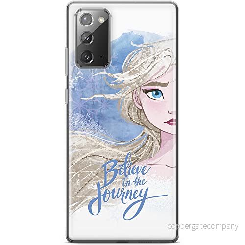 ERT GROUP mobiltelefonfodral för Samsung GALAXY NOTE 20 originalt och officiellt licensierat Disney mönster Elsa 015 optimalt anpassad till formen på mobiltelefonen, fodral tillverkad av TPU plast 5903040457368
