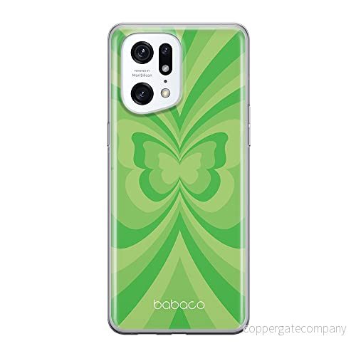 ERT GROUP mobiltelefonfodral för Oppo FIND X5 PRO originalt och officiellt licensierat Babaco mönster Butterflies 001 optimalt anpassad till formen på mobiltelefonen, fodral tillverkad av TPU plast 5905511412418