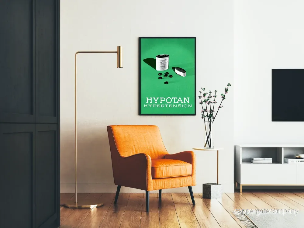 Vintage reklamposter Hypotan för väggdekoration - Bild 2