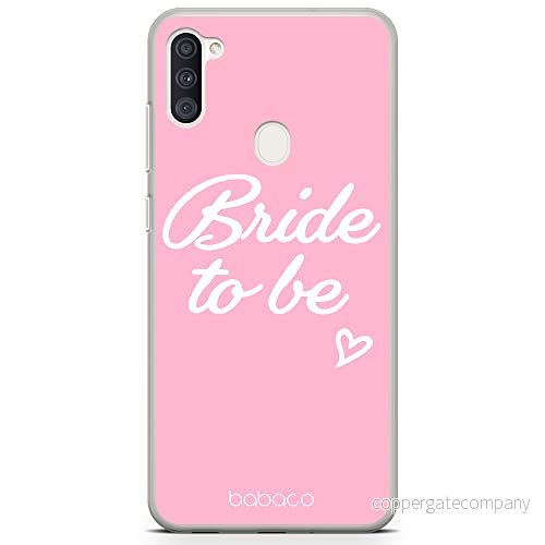 ERT GROUP mobiltelefonfodral för Samsung A11 / M11 originalt och officiellt licensierat Babaco mönster Bride to be 001 anpassad till formen på mobiltelefonen, fodral tillverkad av TPU plast 5904805766367