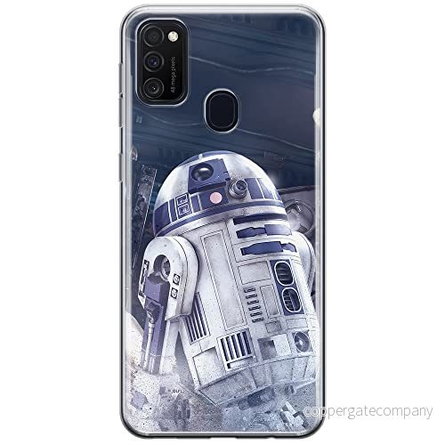 ERT GROUP mobiltelefonfodral för Samsung M21 originalt och officiellt licensierat Star Wars mönster R2D2 001 optimalt anpassad till formen på mobiltelefonen, fodral tillverkad av TPU plast 5903537839059