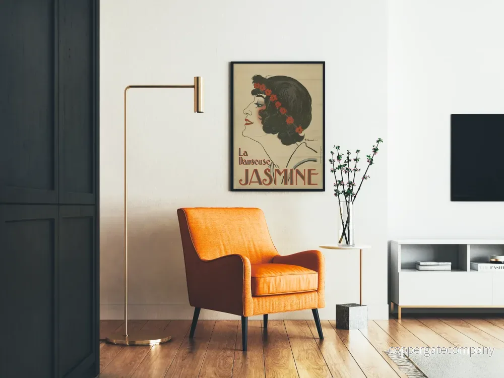 Vintageposter La Danseuse Jasmine - Elegant väggdekoration - Bild 2