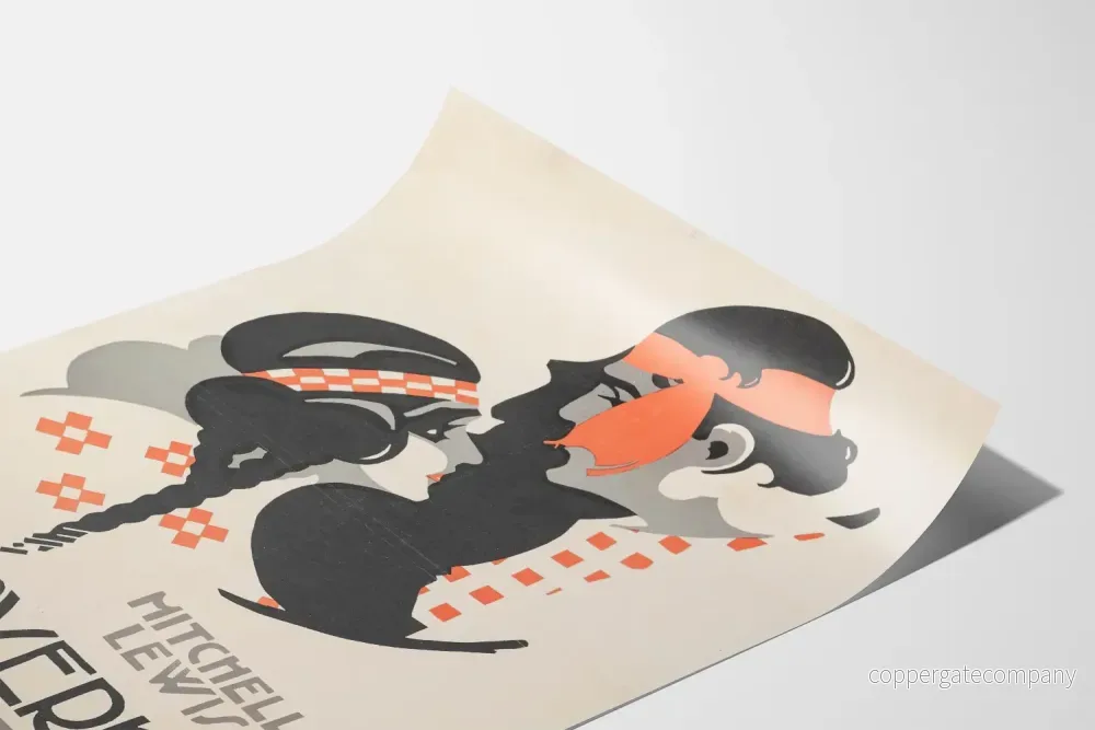 Vintageposter Underverket från 1919 för väggdekoration - Bild 3