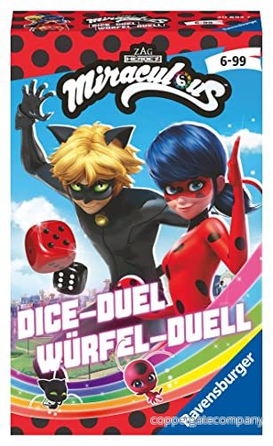 Ravensburger Miraculous tärningsspel 20893 med Lady Bug och Cat Noir från 6 år 4005556208937