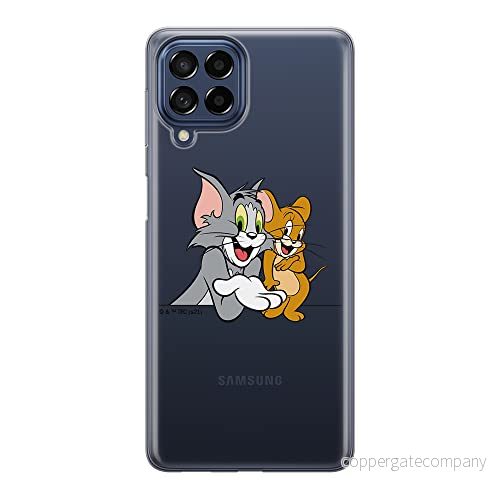 ERT GROUP mobiltelefonfodral för Samsung M53 5G originalt och officiellt licensierat Tom & Jerry mönster 005 optimalt anpassad till formen på mobiltelefonen, gedeeltelijk transparant 5905511388799