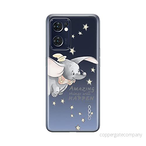 ERT GROUP mobiltelefonfodral för Oppo RENO 7 5G originalt och officiellt licensierat Disney mönster Dumbo 010 optimalt anpassad till formen på mobiltelefonen, gedeeltelijk transparant 5905511303907