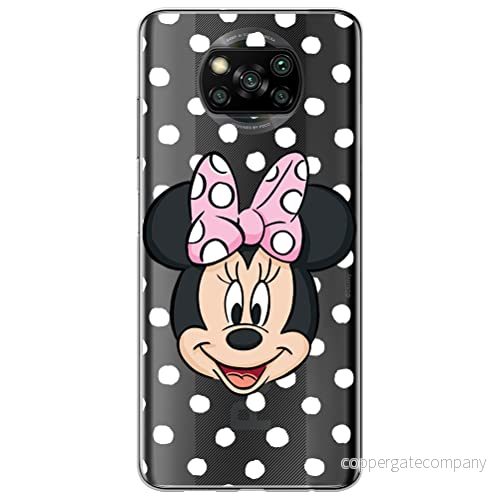 ERT GROUP mobiltelefonfodral för Xiaomi POCOPHONE X3 originalt och officiellt licensierat Disney mönster Minnie 057 optimalt anpassad till formen på mobiltelefonen, gedeeltelijk transparant 5903537122441