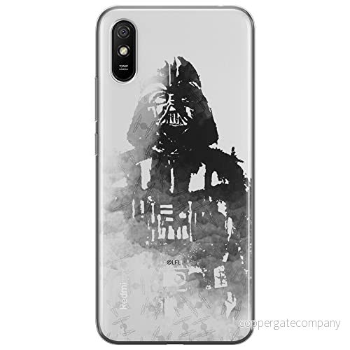 ERT GROUP mobiltelefonfodral för Xiaomi REDMI 9A originalt och officiellt licensierat Star Wars mönster Darth Vader 008 optimalt anpassad till formen på mobiltelefonen, fodral tillverkad av TPU plast 5903040299418