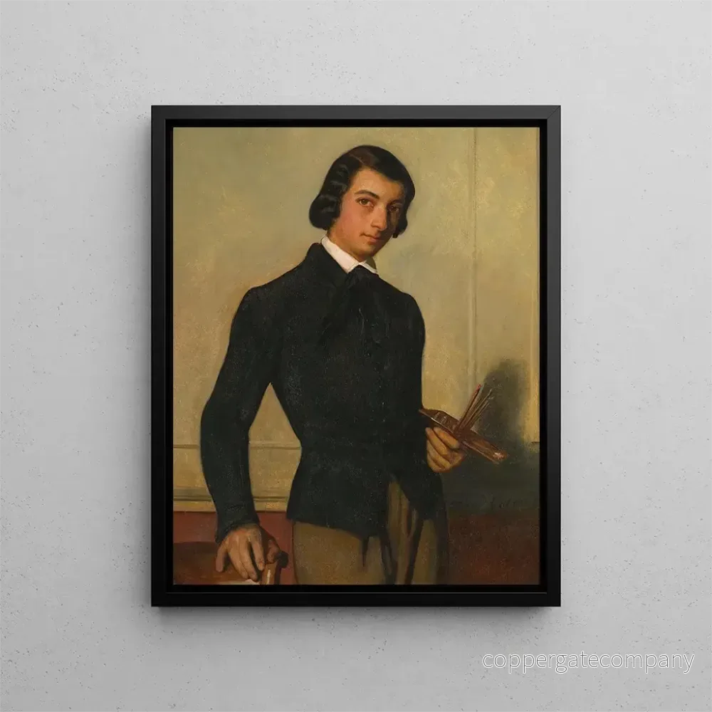 Målning Portrait av en ung konstnär - Alexandre Cabanel | Konsttryck
