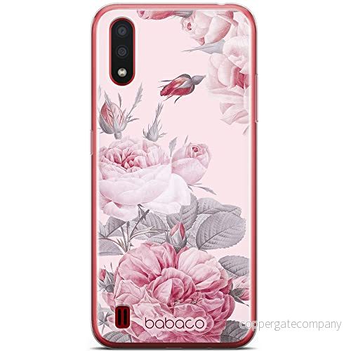 ERT GROUP mobiltelefonfodral för Samsung A01 originalt och officiellt licensierat Babaco mönster Flowers 050 optimalt anpassad till formen på mobiltelefonen, fodral tillverkad av TPU plast 5905131348951