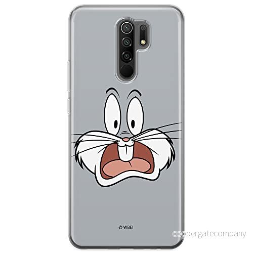 ERT GROUP mobiltelefonfodral för Xiaomi REDMI 9 originalt och officiellt licensierat Looney Tunes mönster Bugs 009 optimalt anpassad till formen på mobiltelefonen, fodral tillverkad av TPU plast 5903040290538