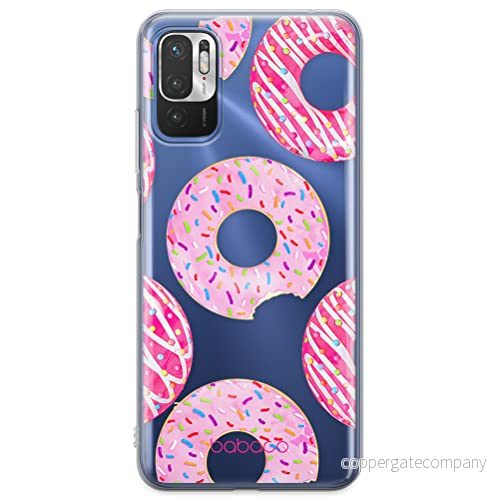 ERT GROUP mobiltelefonfodral för Xiaomi REDMI NOTE 10 5G / POCO M3 PRO originalt och officiellt licensierat Babaco mönster Donut 002 anpassad till formen på mobiltelefonen, gedeeltelijk transparant 5904805609756
