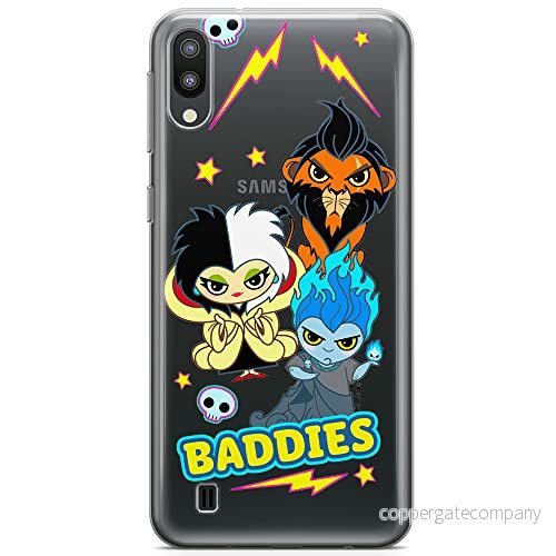 ERT GROUP mobiltelefonfodral för Samsung M10 originalt och officiellt licensierat Disney mönster Villains 004 optimalt anpassad till formen på mobiltelefonen, gedeeltelijk transparant 5905131377074