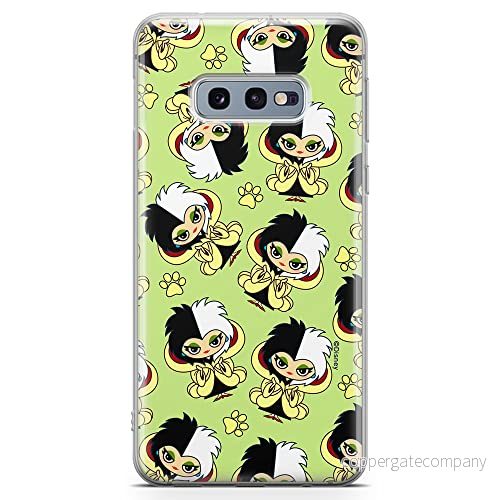 ERT GROUP mobiltelefonfodral för Samsung S10e originalt och officiellt licensierat Disney mönster Cruella 007 optimalt anpassad till formen på mobiltelefonen, fodral tillverkad av TPU plast 5905131494313